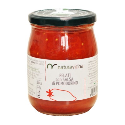 Pelati con salsa di pomodorino